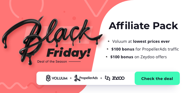 Voluum Black Friday Deal