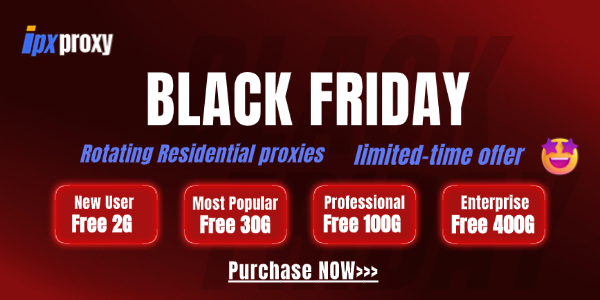 IPX Proxy Black Friday