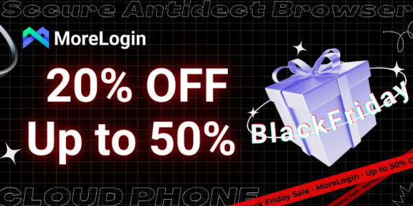 MoreLogin Black Friday Deal